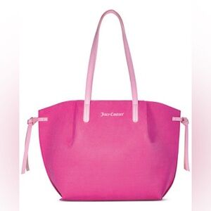 Juicy Couture Barbie Pink Suede Tote Bag  - NWT!